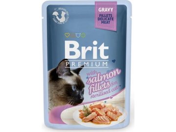 Brit Premium Cat D Fillets in Gravy for Sterilised 85g