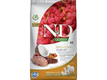 N&D GF Quinoa DOG Skin&Coat Quail & Coconut 2,5kg