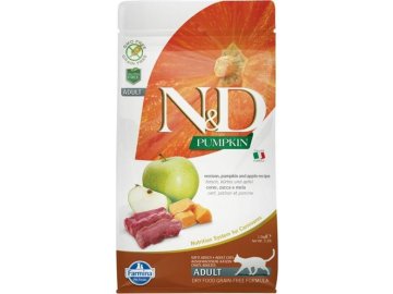 N&D GF Pumpkin CAT Venison & Apple 1,5kg