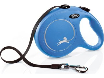 Flexi New Classic L pásek 5 m, max. 50 kg - modrá
