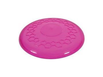 Hračka pes FRISBEE TPR POP 23 cm růžová Zolux - new