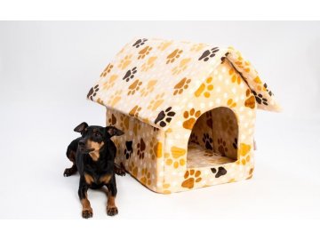 Bouda flanel fleece Tlapa béžová rozkladací 40 x 50 cm