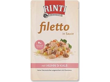 Rinti Filetto dog kaps. - kuře+telecí v omáčce 125 g
