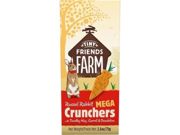 Supreme Tiny FARM Snack Mega Crunchers - králík 3 ks, 75 g