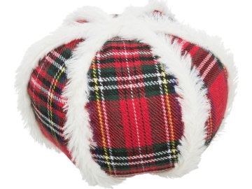 Vánoční MÍČ XBALL látkový s plyšem 15cm 1ks TR