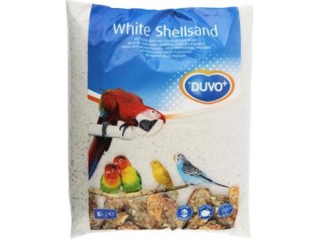 Písek hygienický pro ptáky, bílý+mušle Duvo+ 5 kg