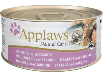 Applaws Cat konz. makrela a sardinky 70 g