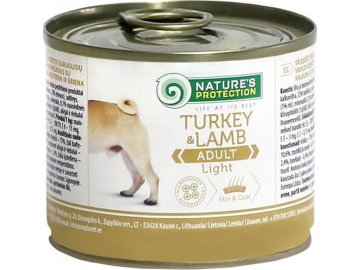 Nature's Protection Dog konz.Light Krůta/jehně 200 g