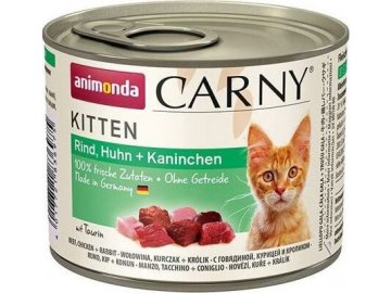 Animonda konz. Kitten drůbeží/králík 200g