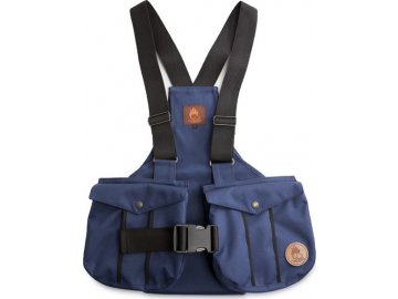 Firedog Dummy vesta Trainer s plastovou sponou tmavě modrá