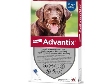 Advantix S.O. pes nad 25kg a.u.v. modrý sol 1 x 4 ml