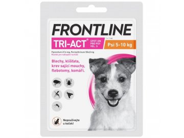 Frontline Tri-Act pro psy Spot-on S (5-10 kg) 1 pip