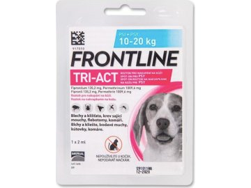 Frontline Tri-Act pro psy Spot-on M (10-20 kg) 1 pip