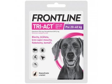 Frontline Tri-Act pro psy Spot-on L (20-40 kg) 1 pip