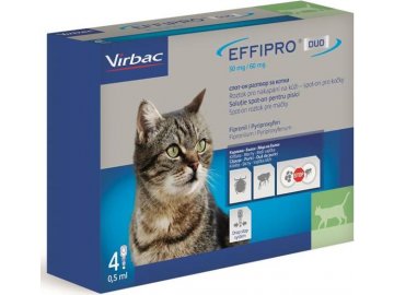 Effipro Duo Cat 50/60 mg spot-on 4 x 0.5 ml