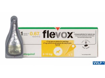 Flevox S 67mg  spot-on dog a.u.v. sol 1 x 0,67 ml