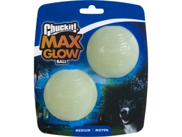 Míček Glow Medium 6,5 cm - svítící - 2 na kartě