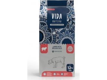 Kraftia VIDA NATIVA DOG Adult M/L Lamb & Rice 12kg