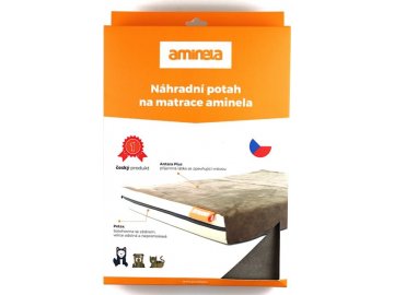 Potah na matraci Aminela - 100x100x5cm travel (hnědá/béžová)