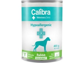 Calibra VD Dog  konz. Hypoallergen. Rabbit&Insect 400g