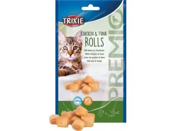 PREMIO Chicken & Tuna Rolls - válečky s tuňákem a kuřetem,  50 g