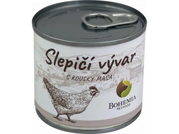 BOHEMIA Vývar Slepičí s kousky masa 140ml