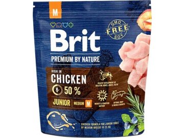 Brit Premium Dog by Nature Junior M 1kg