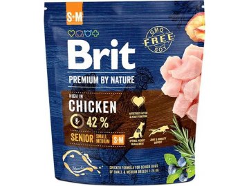 Brit Premium Dog by Nature Senior S+M 1kg