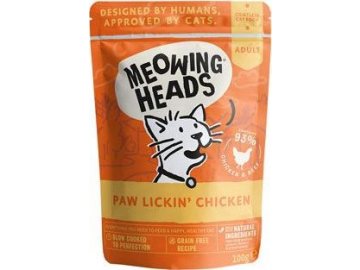 MEOWING HEADS Paw Lickin’ Chicken 100g