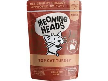 MEOWING HEADS Top Cat Turkey 100g