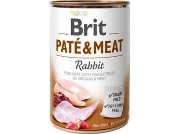 Brit Dog konz Paté & Meat Rabbit 400g