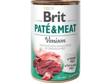 Brit Dog konz Paté & Meat Venison 400g