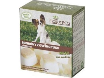 NATURECA Bonbóny z ovčího tuku s česnekem Mini 250g