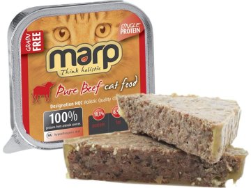 Marp Pure Beef CAT Can Food 16x100g (15 + 1 ZDARMA)