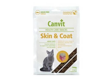 Canvit Snacks  CAT Skin & Coat 100g