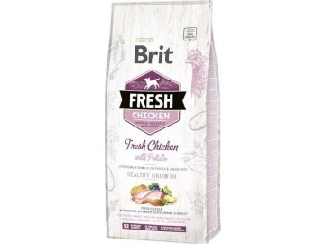 Brit Dog Fresh Chicken&Potato Puppy Healthy Growth12kg