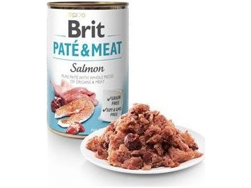 Brit Dog konz Paté & Meat Salmon 800g