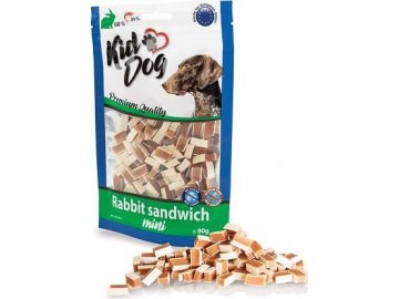 KIDDOG MINI králičí sendvič 80 g