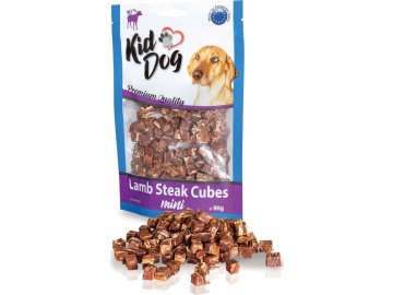 KIDDOG mini kostičky z jehněčího masíčka 80 g
