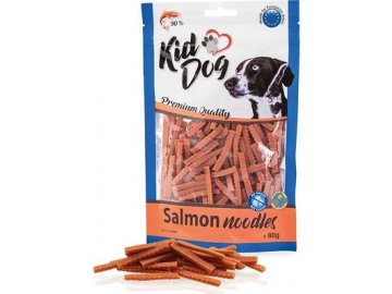 KIDDOG masové nudličky - losos pro malé psy a kočky 80 g