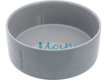 BE NORDIC keramická miska Moin, šedá 1,4l/20cm