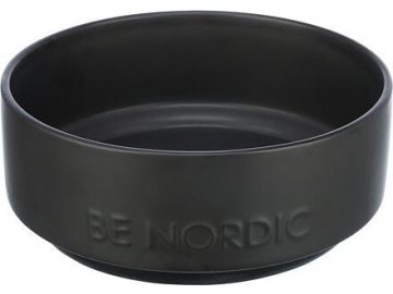 BE NORDIC keramická miska, černá 1,2l/18cm