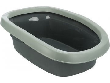 Be Eco toaleta CARLO, s okrajem, 31x14x43cm, antracit/šedozelená