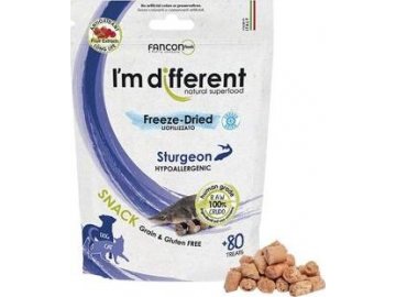 I´M DIFFERENT SNACK jeseter - mrazem sušený pamlsek, 40 g