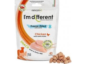 I´M DIFFERENT SNACK kuře - mrazem sušený pamlsek, 40 g