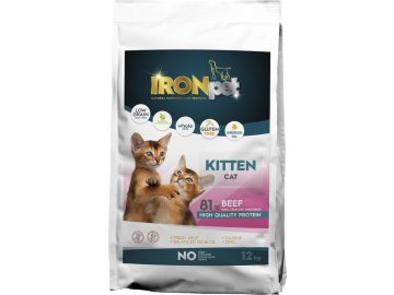 IRONpet Cat Kitten Beef (Hovězí) 12 kg