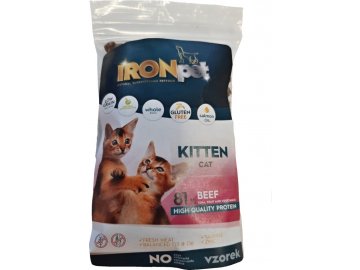 Vzorek IRONpet Cat Kitten Beef (Hovězí) 70 g