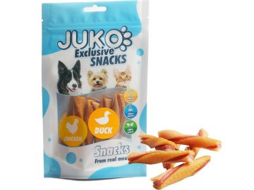 Chicken, Duck & Pumpkin Tricolor Twist JUKO Snacks 70 g