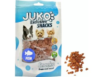 JUKO Snacks Salmon in heart shape 70 g