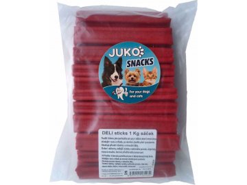 Deli sticks Hovězí JUKO Snacks 1 kg (cca 30 ks)